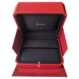 Cartier Large Creole earrings horizontal display box with paper bag Red