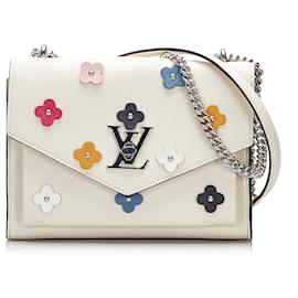 Louis Vuitton-Louis Vuitton White MyLockMe Fleurs BB-White