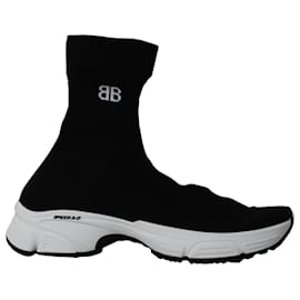 Balenciaga-Balenciaga Speed 3.0 Sneakers in Black Polyester-Black