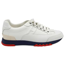 Hermès-Hermes Trail Men’s Sneakers in White Leather-White