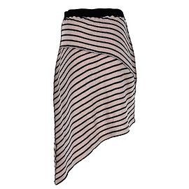 Maison Martin Margiela MM6 Falda asimétrica de algodón estampado marrón de Maison Margiela Otro
