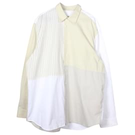 Jil Sander-Jil Sander Colorblock Buttondown Shirt in Multicolor Cotton-Multiple colors