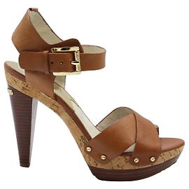 Michael Kors Brown High Heel Sandals Brown