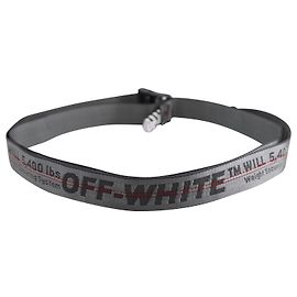 Off White Off-White Classic Industrial Belt in Grey Polyamide Grey