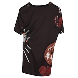 Dolce & Gabbana-Camiseta Dolce & Gabbana con estampado de guitarra y ángel en algodón marrón-Otro
