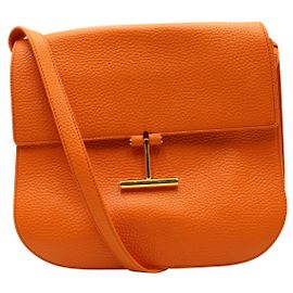Tom Ford Bolsa transversal Tara em mandarim Laranja