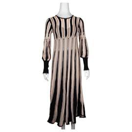 Zimmermann-Multicolor Knitted Long Sleeved Dress-Other