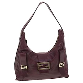 Fendi-FENDI Mamma Baguette Sac à bandoulière en cuir Violet Auth yk6116-Violet