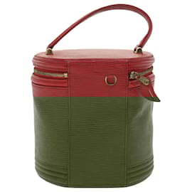 Louis Vuitton-LOUIS VUITTON Epi Cannes Hand Bag Red M48037 LV Auth bs4259-Red