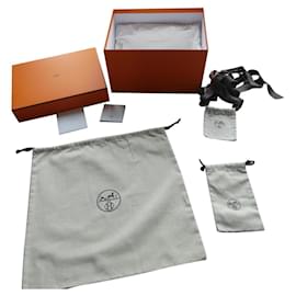 Hermès-hermès box for birkin handbag 25 Porosus crocodile-Orange