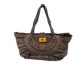 Dior-DIOR  Handbags T.  Leather-Brown