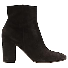 Gianvito Rossi-Gianvito Rossi Ankle Booties in Black Suede -Black