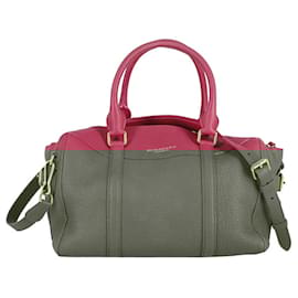Burberry-Burberry Bee Handle Bag in Pink Leather-Pink