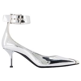 Pumps - Alexander Mcqueen - Silber - Leder Metallisch