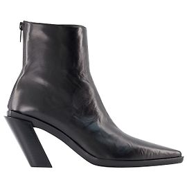 Florentine Ankle Boots - Ann Demeulemeester - Black - Leather Black
