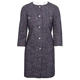 Chanel-Tweed-Mantel aus der Supermarkt-Kollektion-Mehrfarben
