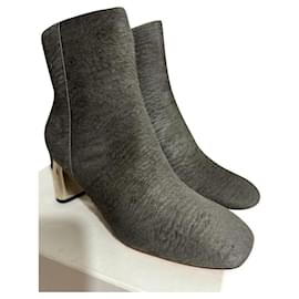 Céline-ankle boots-Grey
