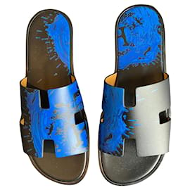 Hermès-Men's sandal Izmir new limited edition-Blue