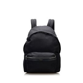 Yves Saint Laurent Canvas Backpack 435988 Black