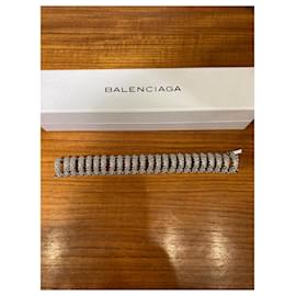 Balenciaga-Bracelets-Silvery