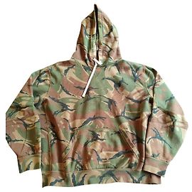 Polo Ralph Lauren Kapuzenpulli Camouflage Baumwolle XL Khaki