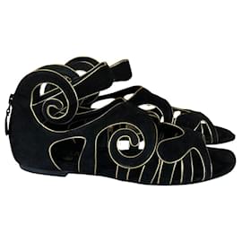 Chanel-Paris/BYZANCE Runway Sandals-Black
