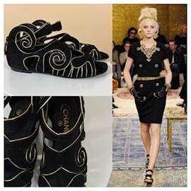 Chanel-Paris/BYZANCE Runway Sandals-Black