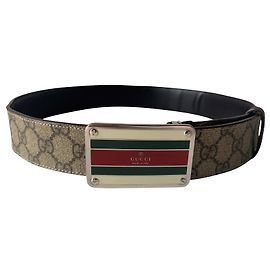 Gucci Cintos Marrom Vermelho Verde
