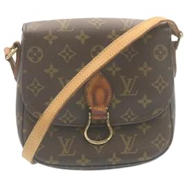 Louis Vuitton-LOUIS VUITTON Monogram Saint Cloud MM Shoulder Bag M51243 LV Auth 34542-Monogram