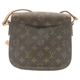 Louis Vuitton-LOUIS VUITTON Monogram Saint Cloud MM Shoulder Bag M51243 LV Auth 34542-Monogram