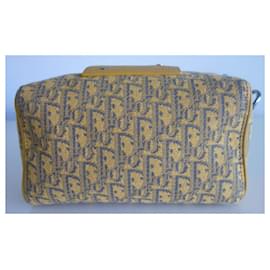 Christian Dior-Dior Ingot bag 22-Grey,Yellow