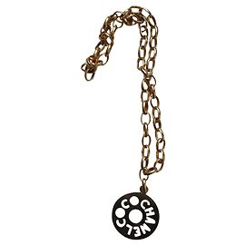 Collana Chanel Coco Chanel Placcata Oro Oversize D'oro