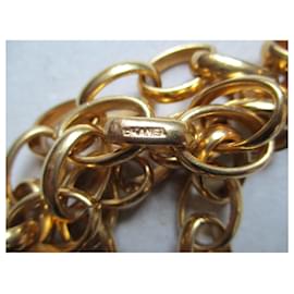 Chanel-ikonische Halskette.-Golden