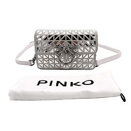 Pinko Bolsa de cinto com espelho Baby Love Branco