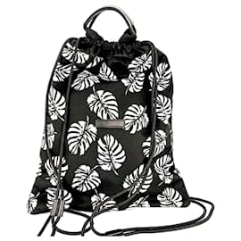 Dolce & Gabbana-Black and White Nylon Backpack-Multiple colors