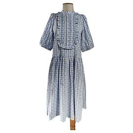 Vestido de algodón azul Stella Nova Azul