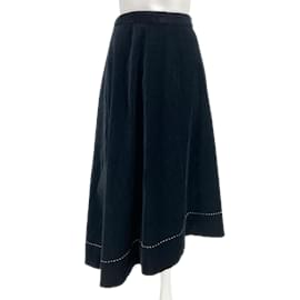Comme Des Garcons-COMME DES GARCONS  Skirts T.International M Velvet-Black