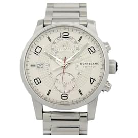 Montblanc-MONTBLANC TIMEWALKER TWINFLY CHRONOGRAPH WATCH 109133/7261 43MM WATCH-Silvery