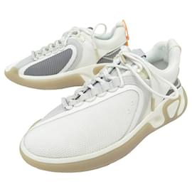 Balmain-NEW BALMAIN SHOES BASKETS B-RUNNER WM0VI261 43 BI-MATERIAL SNEAKERS-Other