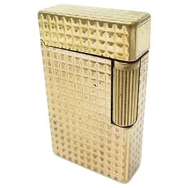 ST DUPONT LE GRAND LIGHTER DIAMOND TIP C23009 IN GOLD PLATED LIGHTER Golden