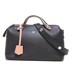 Fendi-Sac Boston en cuir By The Way 8BL124-5QJ-Noir