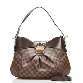 Louis Vuitton-Damier Ebene Sistina MM N41541-Brown