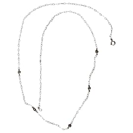 No Brand-White gold necklace-Silvery