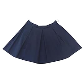 Miu Miu-Miu Miu skirt-Navy blue