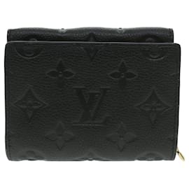 Louis Vuitton-LOUIS VUITTON Empreinte Porte Feuille Metis Compact Wallet Noir M80880 LV 37826a-Black