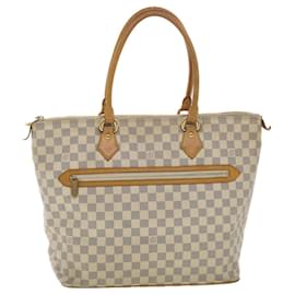 Louis Vuitton-LOUIS VUITTON Damier Azur Saleya GM Tote Bag N51184 LV Auth 37885-Other
