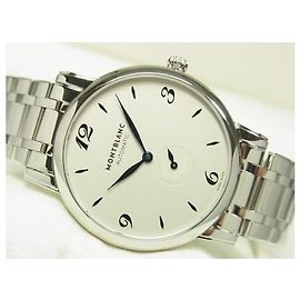 MONTBLANC Star-Klassiker 39 MM MB110589 Originalware Mens Silber