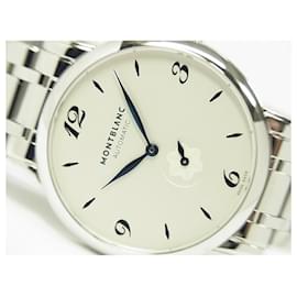 Montblanc-MONTBLANC star classic 39 MM MB110589 Genuine goods Mens-Silvery