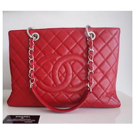 Chanel-Bolsa Chanel vermelha GST-Vermelho