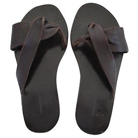 Bottega Veneta Toe mules, Brown leather,40;5 IT. Dark brown